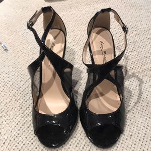 Anne Michelle black strappy heel